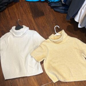 Abercrombie short sleeve turtleneck sweaters set of two  NWOT